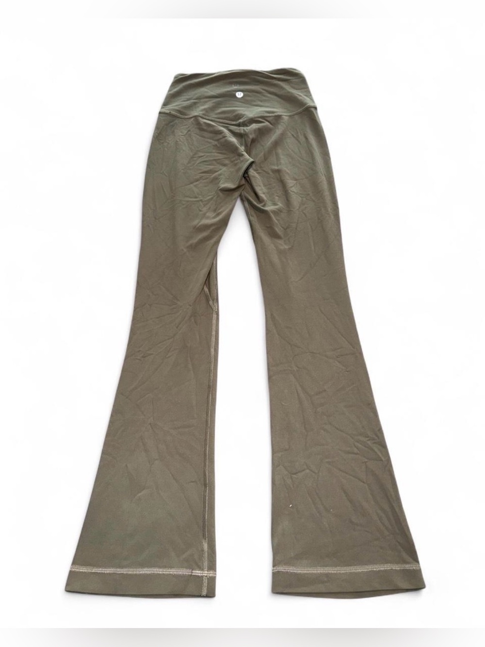 Lululemon live green flare leggings